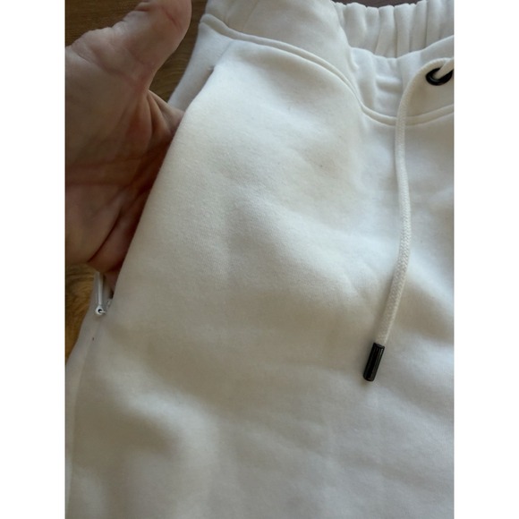 BANANA REPUBLIC Women's White Scuba Joggers Zip Pockets Running Sweat Pants XSP - Picture 11 of 16